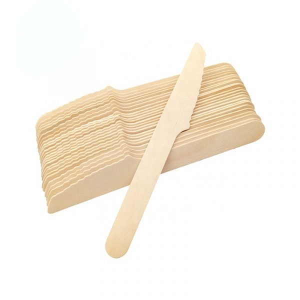 Biodegradable and compostable wooden table knife