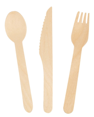 برچ لکڑی کی کٹلری